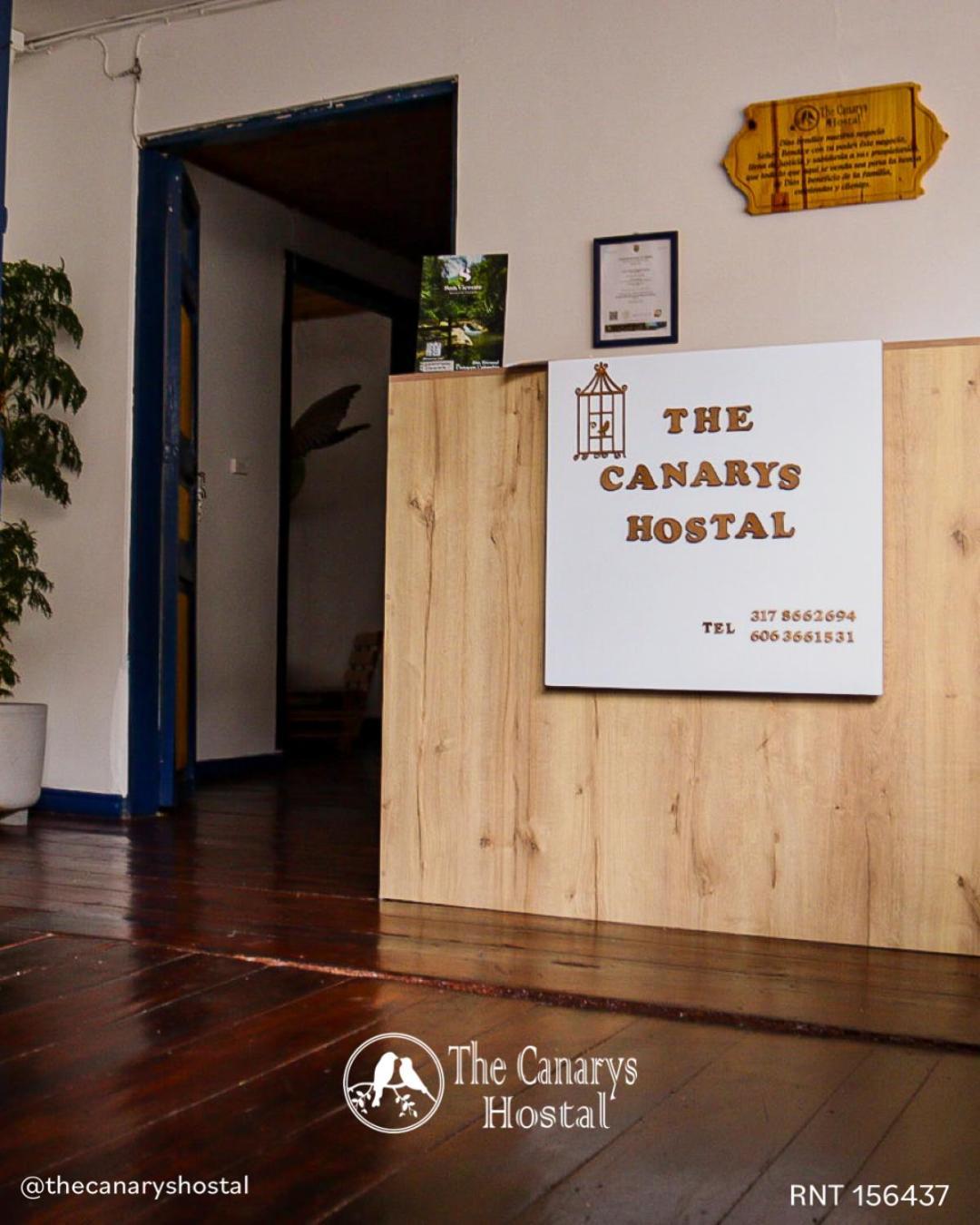The Canarys Hostal Santa Rosa de Cabal Eksteriør billede
